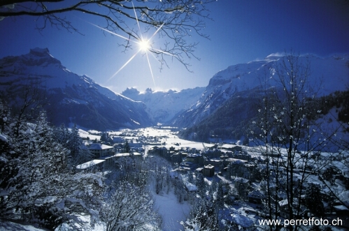 Valley of Engelberg Winter
